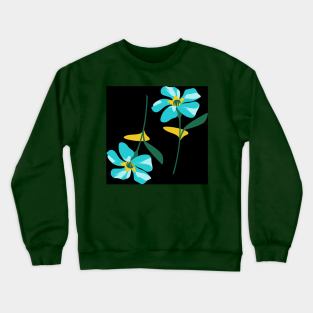 Floral Design Crewneck Sweatshirt